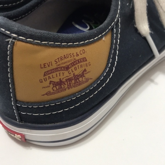 Levi’s Capellada de Lona Canvas Sneakers Size 7.5 - Picture 8 of 11